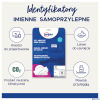 Samoprzylepne identyfikatory do zadruku, A4, 20 ark./op., 80 x 50 mm, białe, sztuczny jedwab, Avery L4785-20